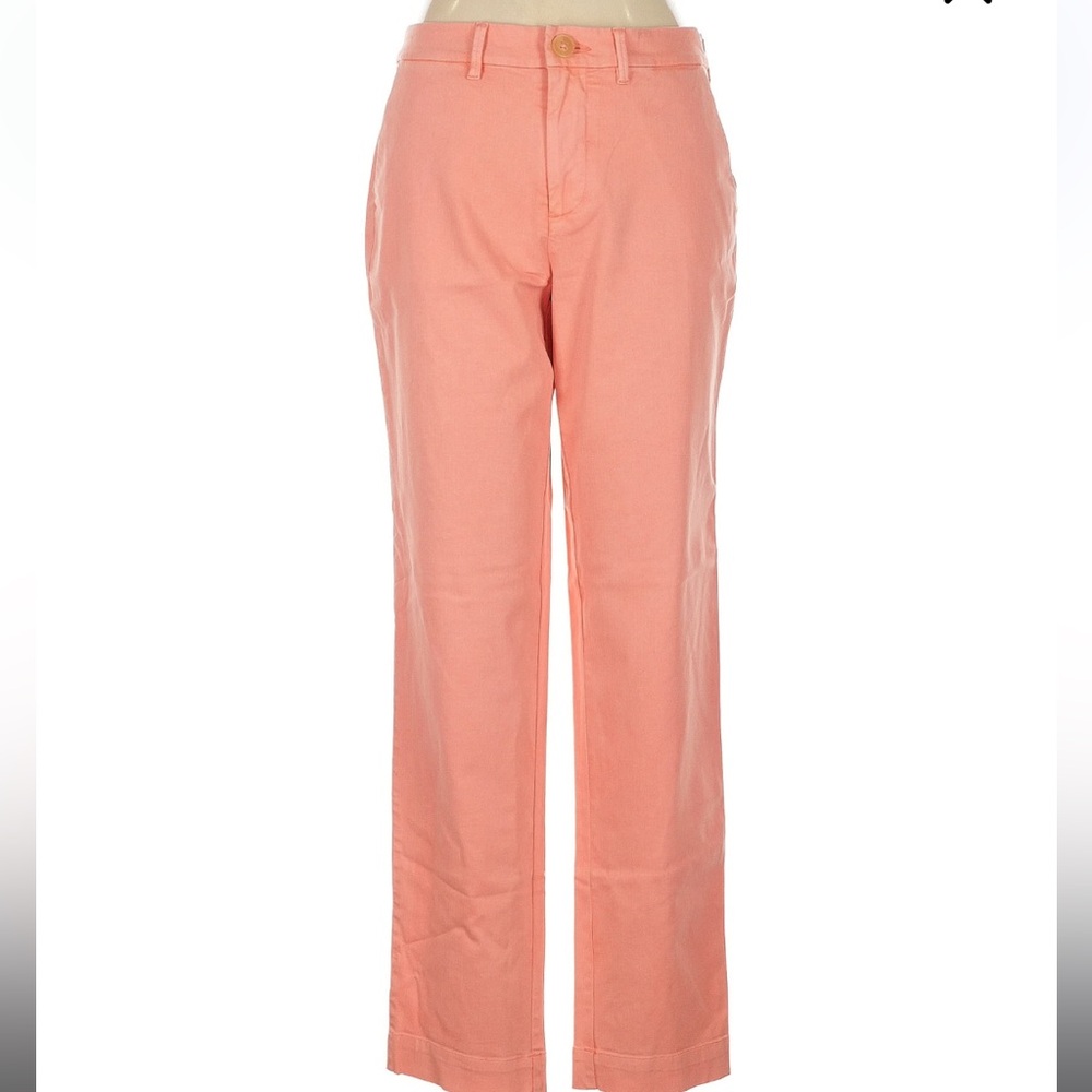 Vineyard Vines Womens Tequila Sunrise Slim Straight Classic Chino Pants size 6